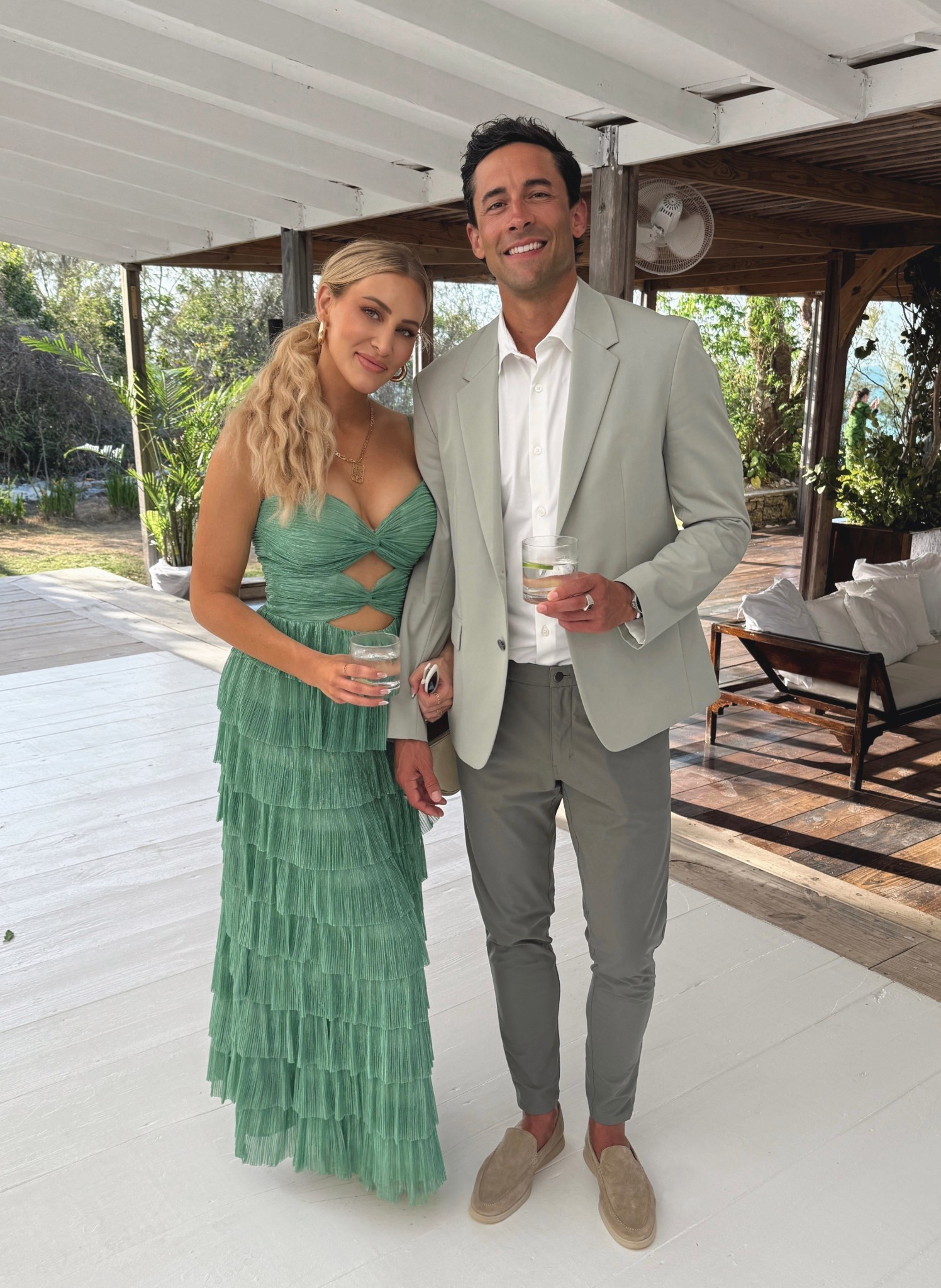 Island wedding fits! Ian is also wearing Zara 100% linen suit blazer and Zara stretch shirt in white 

#LTKStyleTip #LTKSeasonal #LTKWedding