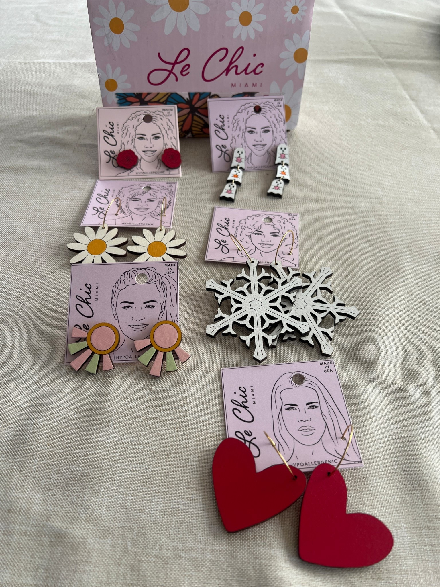 Obsessed with the hand painted earrings! Even my preschoolers love them. All the earrings are chosen or ones. I feel like fit inside my classroom or connect to something. I truly love in life and being able to say that they are  painted by artist is even cooler! It’s OK and fun to be a little more unique than the average person LTK BUNDLE @Shop.LTK, #liketkit, #liketk.it/xx 

#LTKFindsUnder50 #LTKBeauty #LTKStyleTip