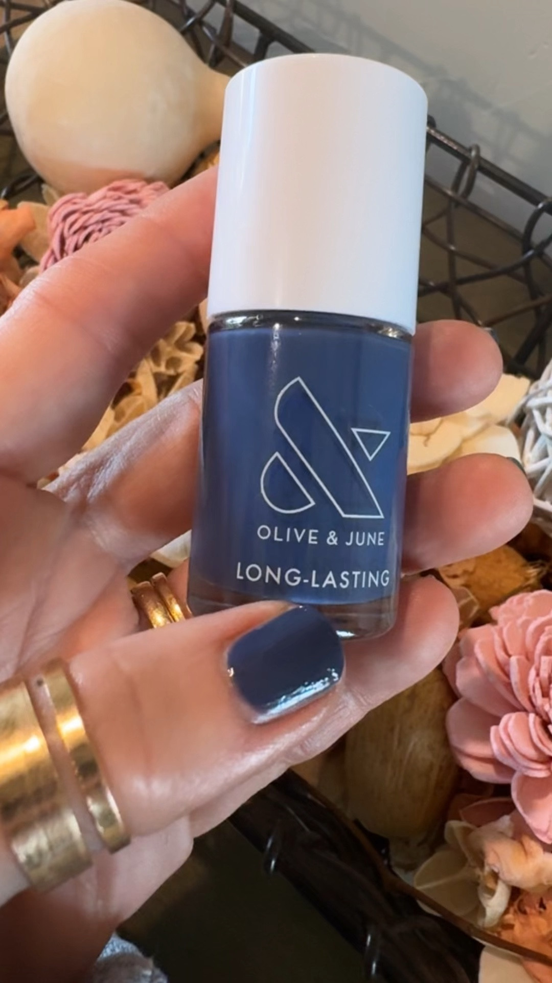 Our Fall Favorite! O&J “Social Studies" 
A long lasting Polish… use 2 coats for the truest blue! 

#LTKBeauty