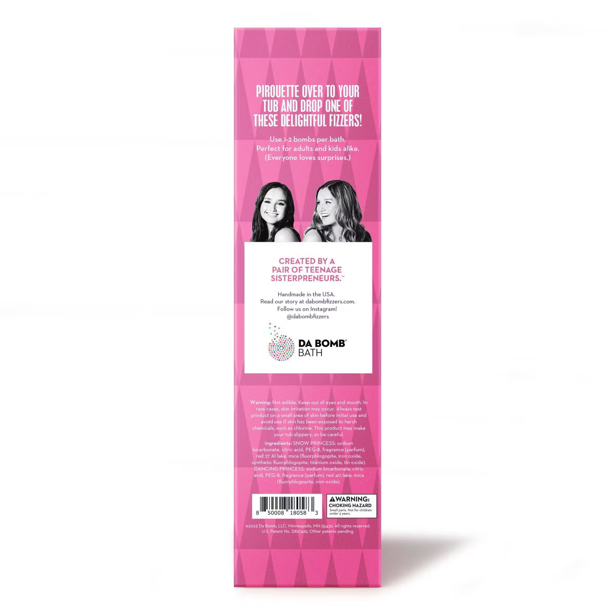 Da Bomb Bath Fizzers Stand Snow Princess/Dancing Princess Bath Bomb 2-Pack Gift Set - 7oz | Target