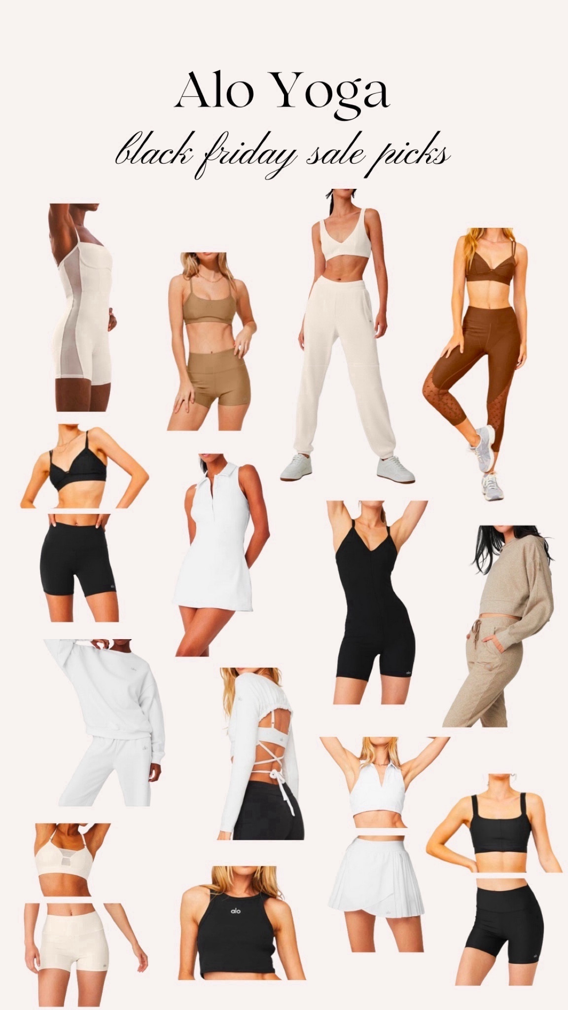 alo yoga black friday sale! 30% off sitewide and up to 70% off !! some of my favorite workout sets, rompers, and loungewear ever 🫶🏻

size XS shorts, skirts, leggings & rompers
size S tops & pants

#LTKCyberWeek #LTKsalealert #LTKfitness
