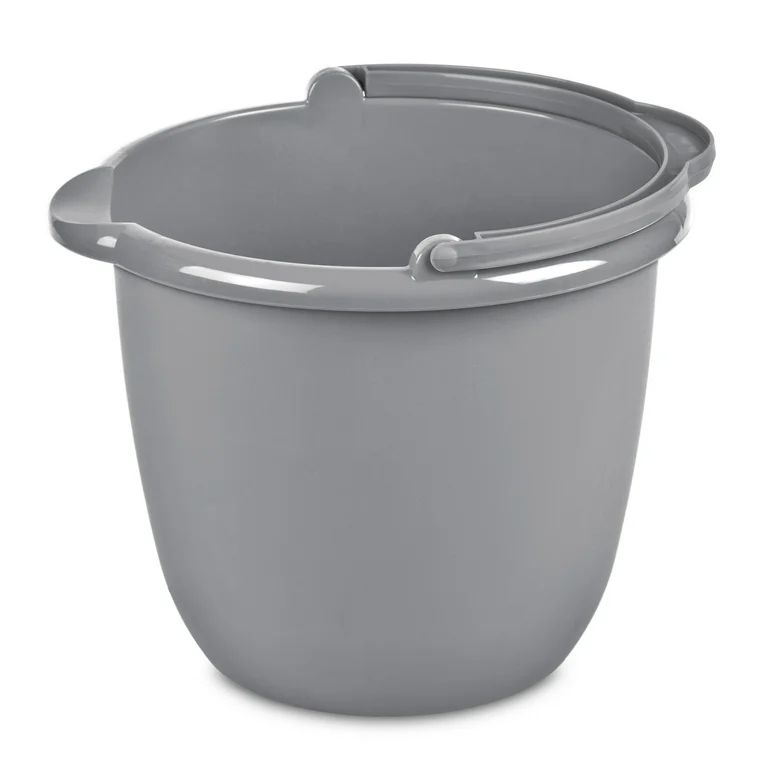 Sterilite 10 Qt. Spout Pail Classic Titanium | Walmart (US)