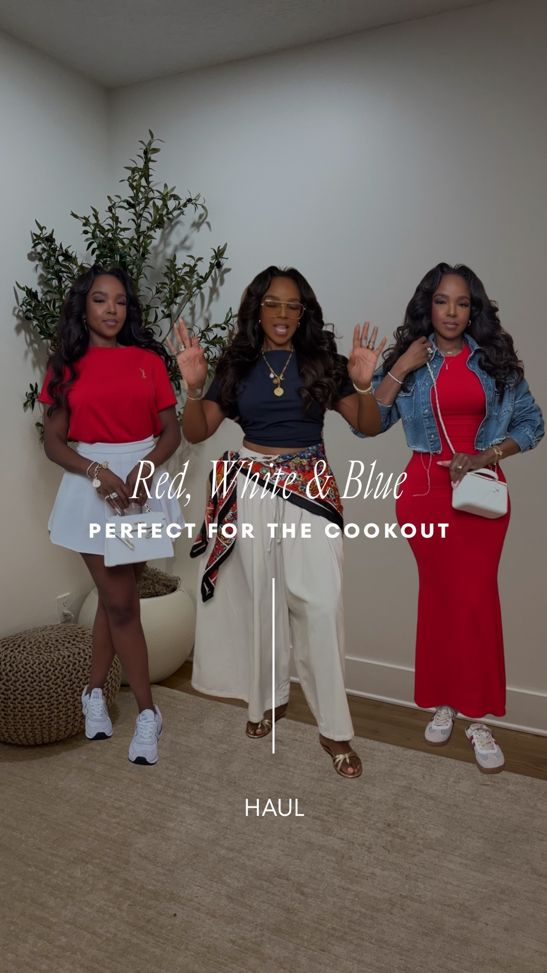 Red, white & blue never looked so good ❤️🤍💙

If you’re still looking for something to wear to your Juneteenth/July 4th cookout, backyard BBQ, fireworks show, lake weekend, or holiday plans, I’ve got you covered. I pulled together three easy outfits that feel festive without looking costume-y.

From casual and comfy to a little more dressed up, these are the kinds of pieces you’ll actually wear all summer long ✨

Everything is linked below, including the shoes, bags, and accessories.

If an item opens in a different color first, be sure to click through because many of these pieces come in multiple colors 🤍

Size Small | 5’4” | 140 lbs

Which outfit is your favorite: 1, 2, or 3? 👀

#LTKPetite #LTKootd