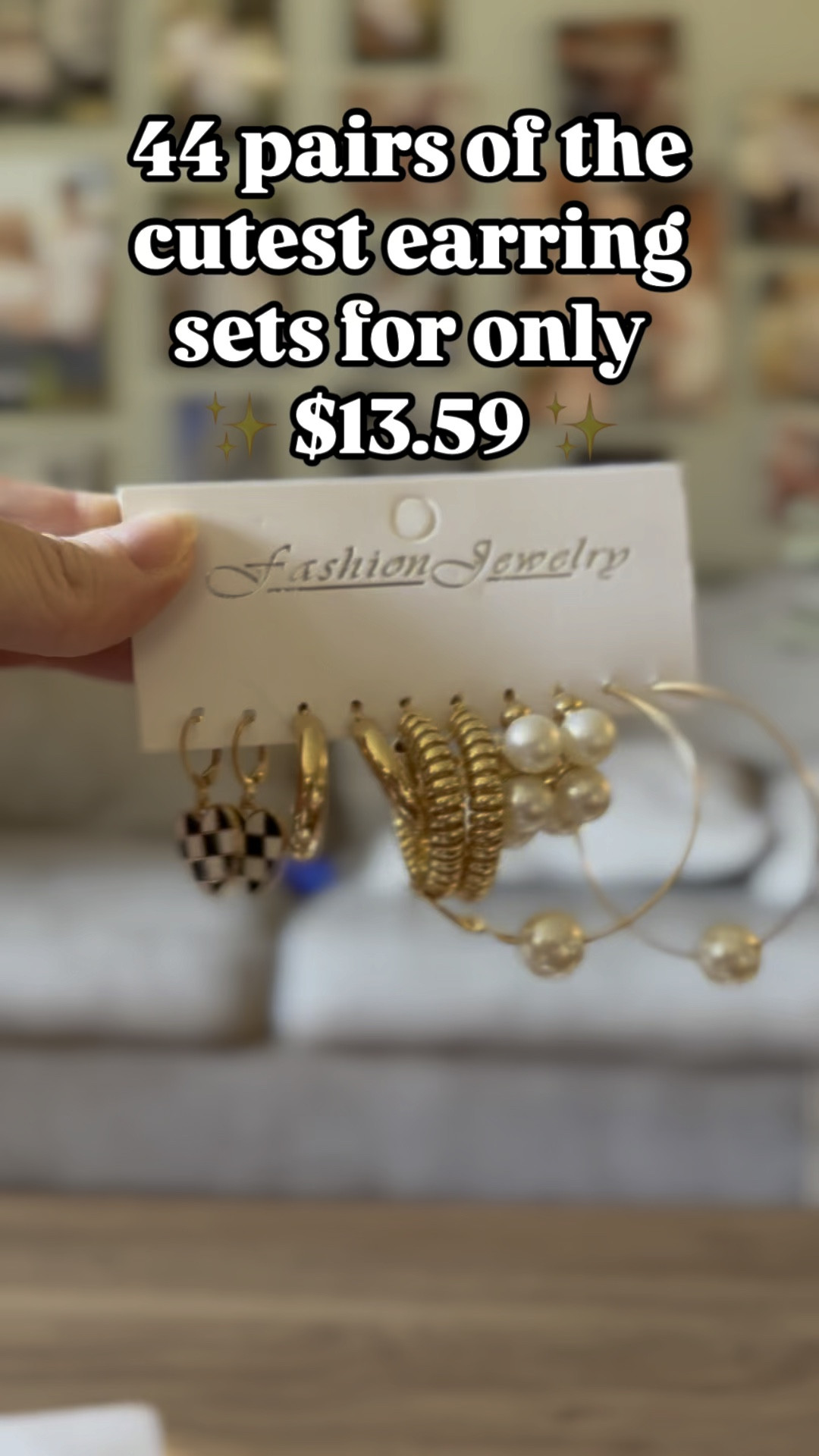 I was looking for a variety of cute gold earrings and I found these absolute gems on @amazon 😍 
You get 44 yes 44 sets of earrings on sale for only $13.59 right now!!! 

They have 3 varieties of sets to choose from this set to all gold or all silver.
I linked them on my LTK below 👇🏼 





#LTKSaleAlert #LTKGiftGuide #LTKStyleTip