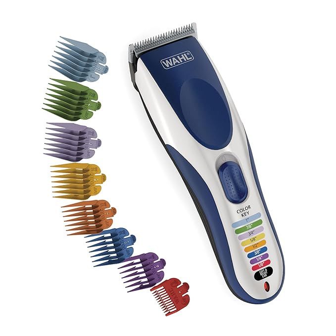 Wahl Color Pro Cordless Rechargeable Hair Clipper & Trimmer – Easy Color-Coded Guide Combs - fo... | Amazon (US)
