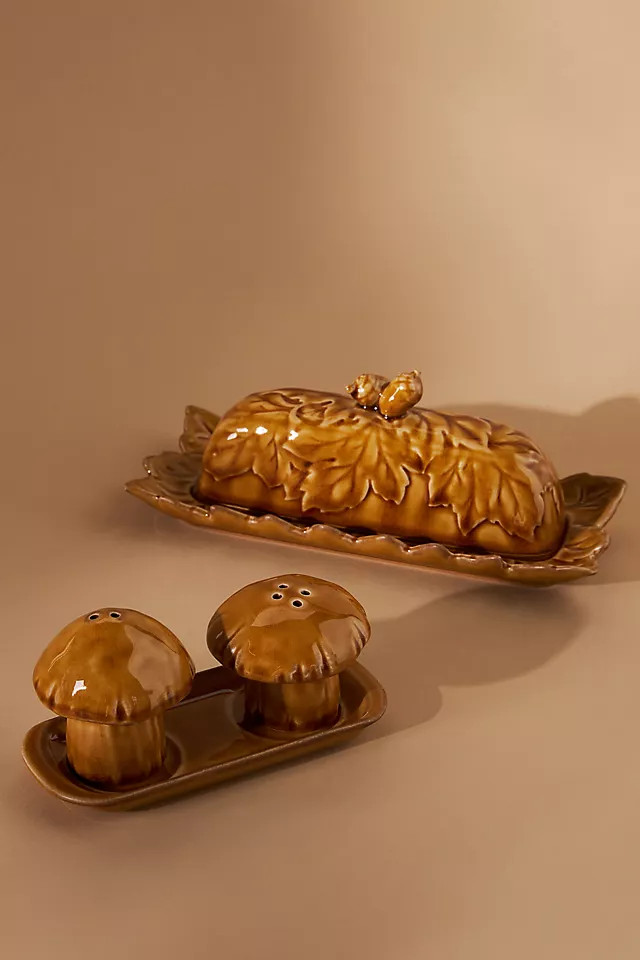 Morel Salt & Pepper Shakers | Anthropologie (US)