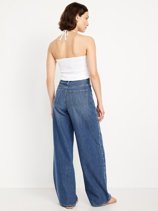 High-Waisted Baggy Wide-Leg Jeans | Old Navy (US)