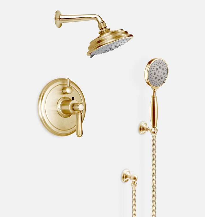 Montecito Lever Handle Thermostatic Shower Set | Rejuvenation