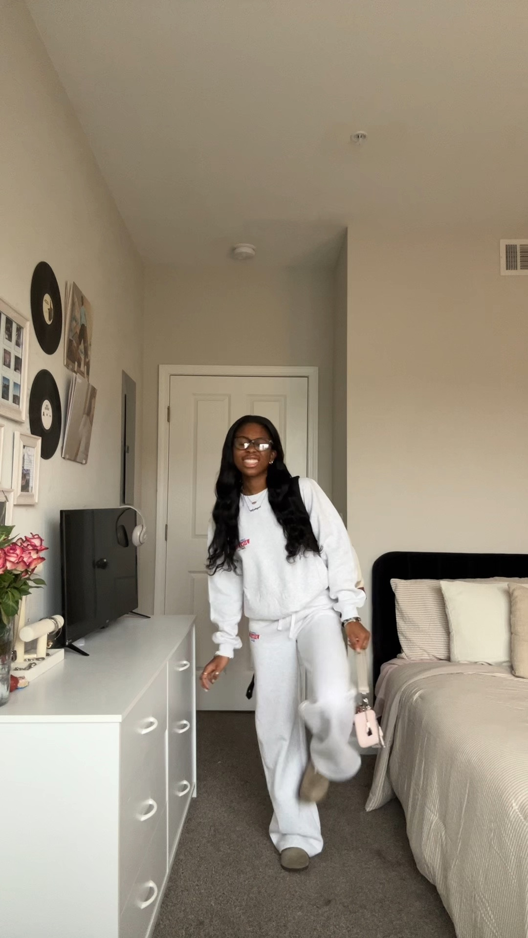 the comfiest in my @White Fox Boutique sweat set 🦊💫🤍 !! 
set - capsule 09 rodeo sweatshirt & pant 
socks - brandy melville 
shoes - birkenstocks 

#LTKStyleTip #LTKSeasonal #LTKU