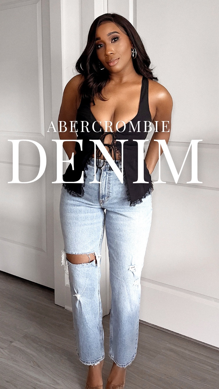 The BIGGEST denim sale is back! 💙 Get 25-50% off all Abercrombie jeans plus an additional 15% off with code: DENIMAF 
Sale ends August 10th! ✨ I’m usually between a size 27/28 in their jeans. 

Abercrombie, summer sale, ootd, denim, outfit inspo, style ideas

#LTKootd #LTKSeasonal #LTKSaleAlert