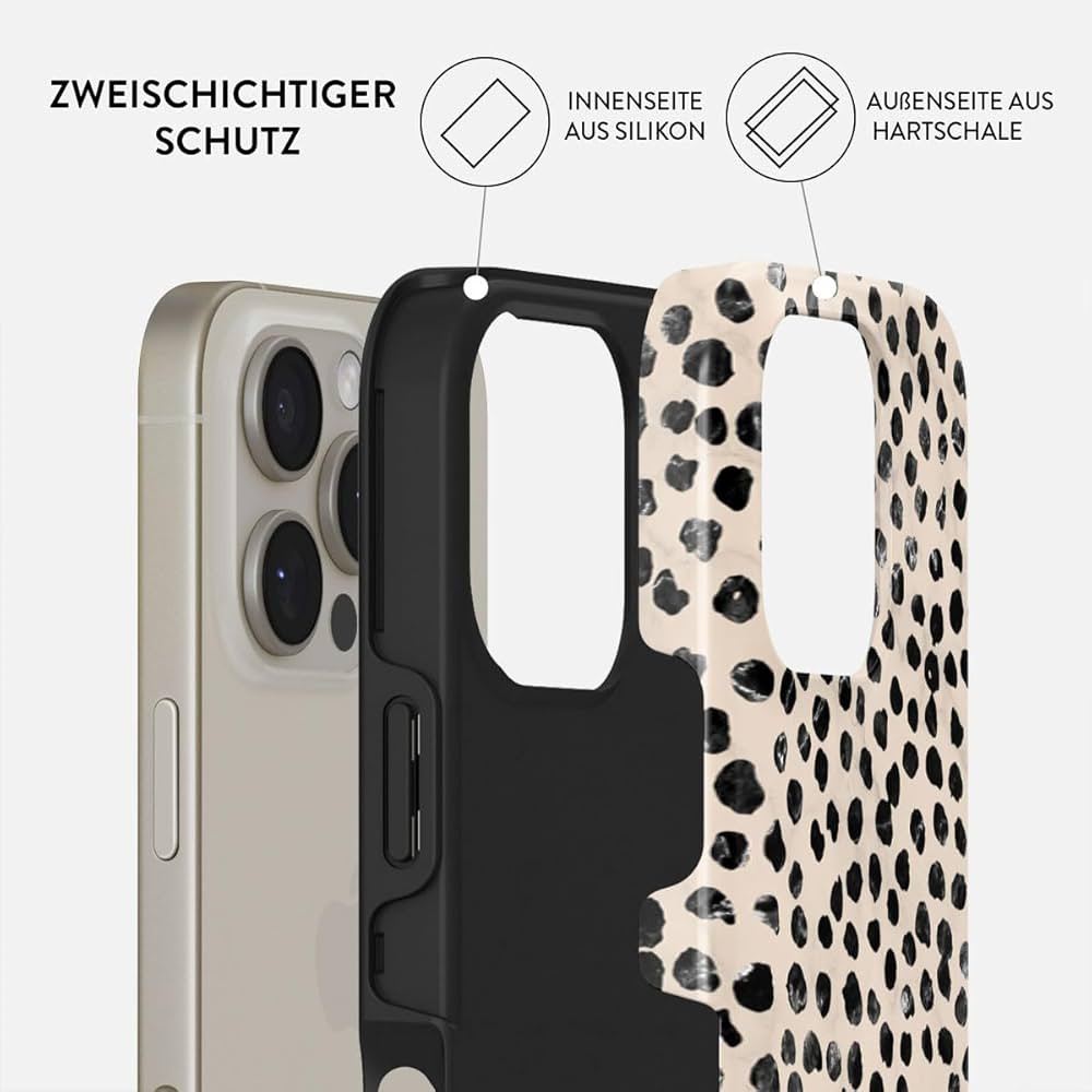 BURGA Mobile Phone Case for iPhone 16 Pro Max - Pretty Trendy Aesthetic Case for iPhone 16 Pro Ma... | Amazon (DE)