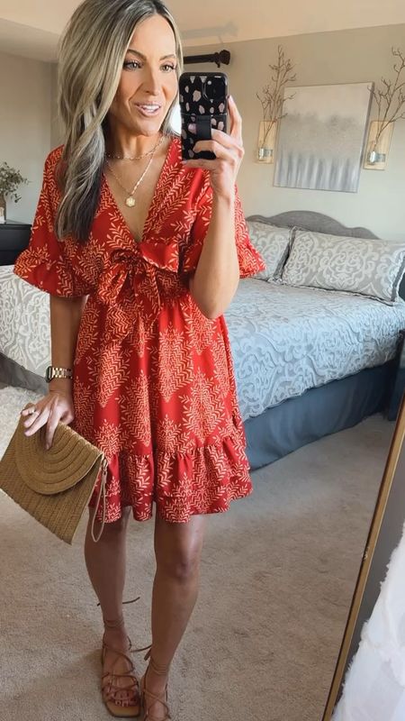 This candy apple red dress just screams vacation! So much fun and still modest 🤗 I’m wearing my true size small, I’m 5’5”. Code: Stylin15 saves 15% off $65+

#LTKfindsunder50 #LTKstyletip #LTKVideo