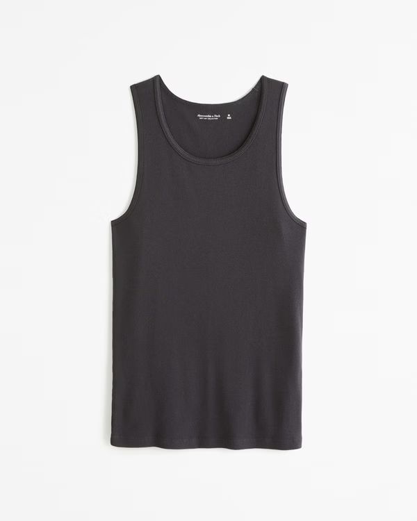 Essential Ribbed Tank | Abercrombie & Fitch (US)