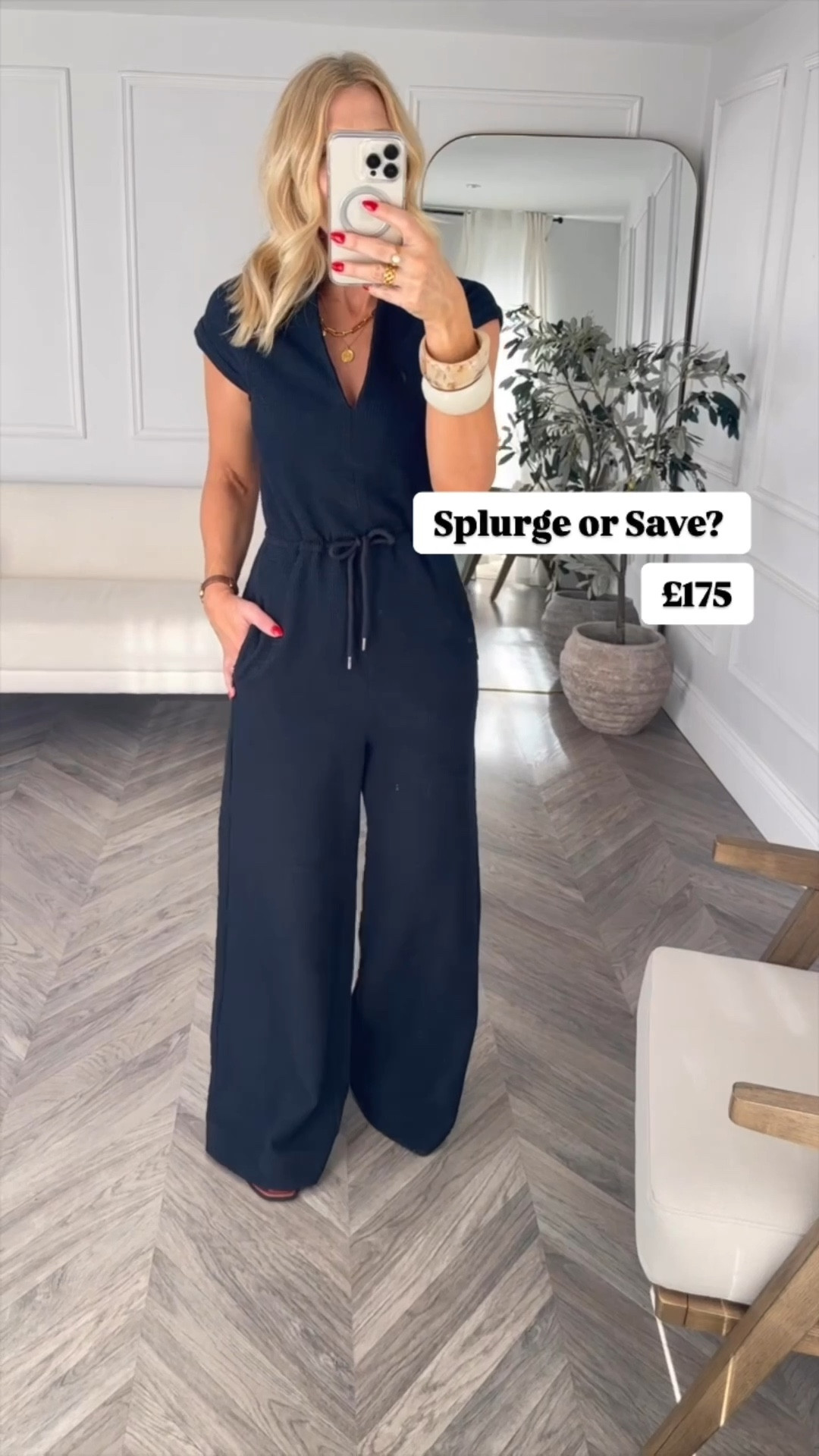 Some more splurge or save for you today! Both are gorgeous. 

Option 1 - a lovely thick weighted jumpsuit with gorgeous shape and angular lines. (I’m wearing a small)

Option 2 - more of a draper jumpsuit, light weight but this one has been restocked in most sizes but will no doubt sell out again very quickly. (I’m wearing a size small) 


#LTKuk #LTKspring #LTKstyletip