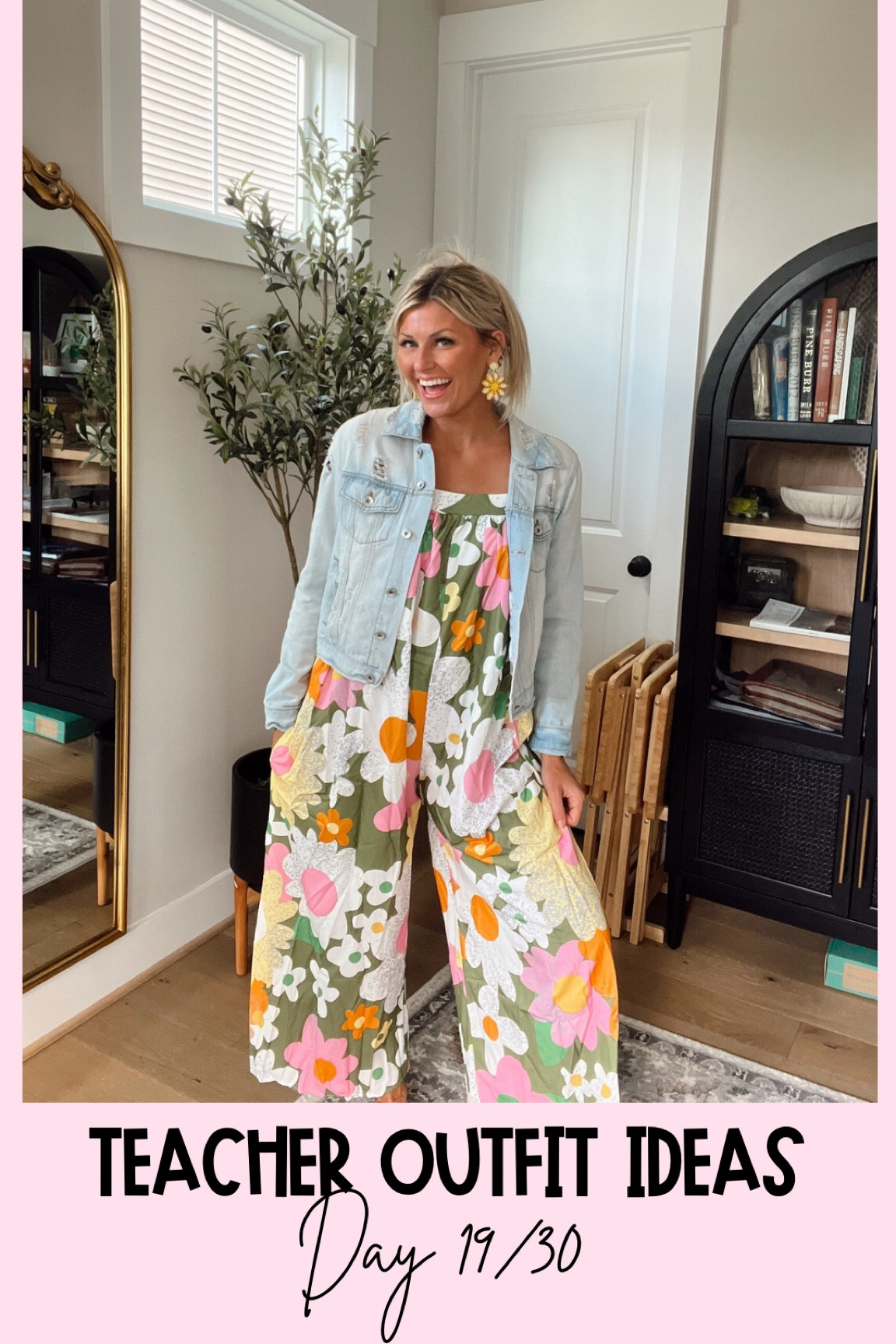 Teacher outfit ideas day 19/30🌸🌼 
Jumpsuit size M
White tie shirt M

#LTKSeasonal #LTKStyleTip #LTKFindsUnder50