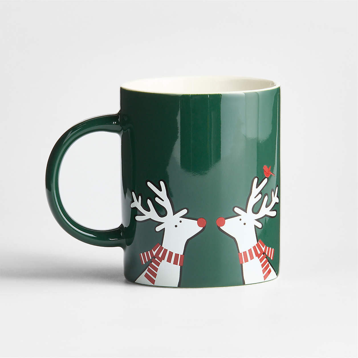Joan Anderson Arctic Friends 12-oz. Reindeer Mug + Reviews | Crate & Barrel | Crate & Barrel