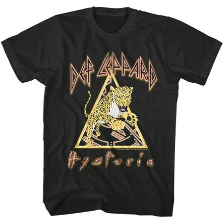 Def Leppard Hysteria Pouncing Leopard Men s T Shirt | Walmart (US)