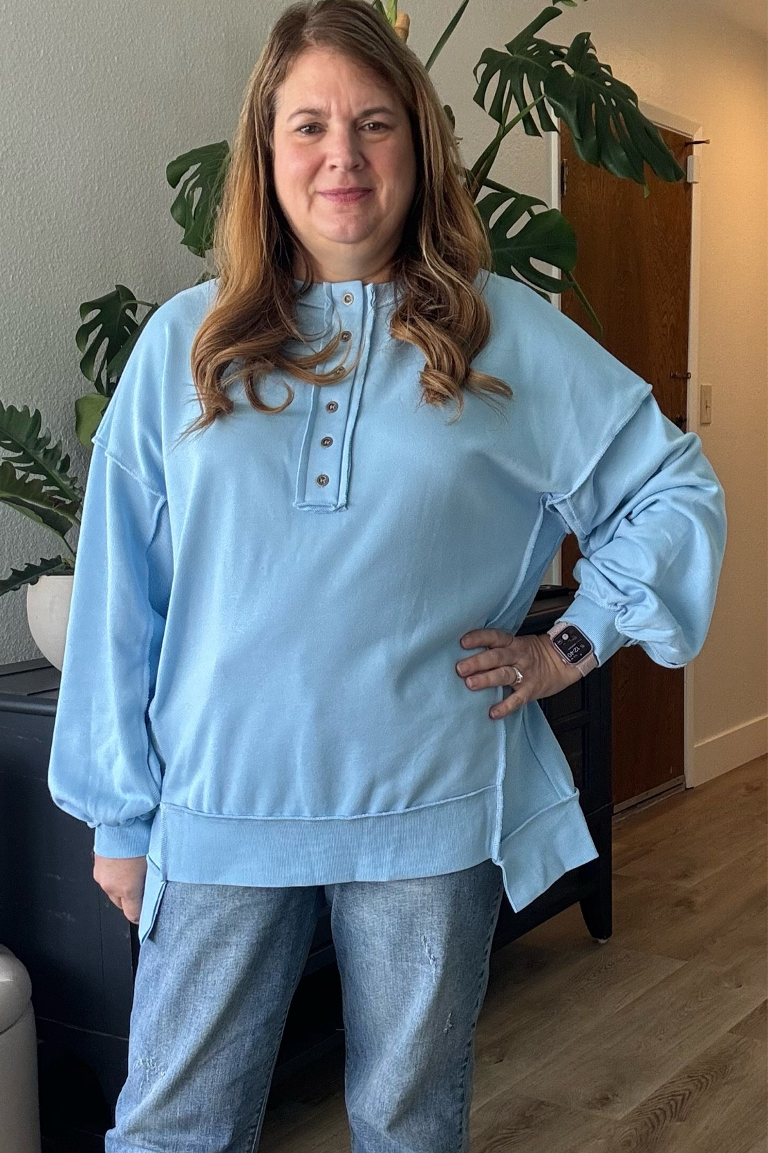 Lightweight light blue sweatshirt from Amazon

#LTKSpring #LTKStyleTip