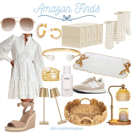 Amazon finds






Neutral decor, white dress, eyelet dress, summer dress, summer outfit, summer shoes, neutral sandals, neutral sneakers, new balance, scalloped edge, candle warmer, cordless lamp, tray, kitchen aid, earrings, sunglasses, neutral sunglasses, Amazon finds, Amazon summer sale

#LTKShoeCrush #LTKSummerSales #LTKHome