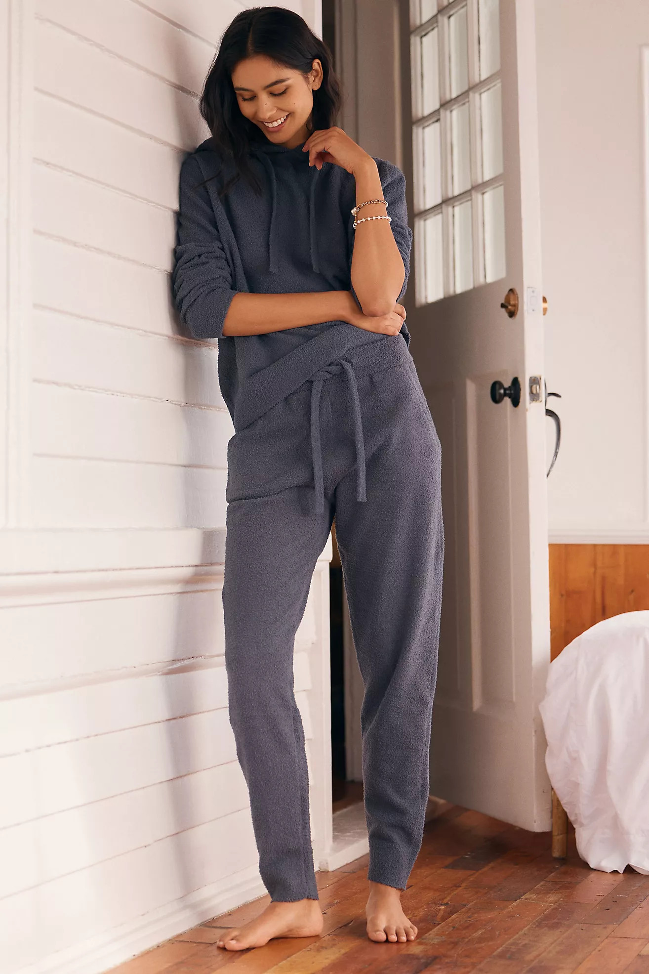 Eberjey Bouclé Joggers | Anthropologie (US)