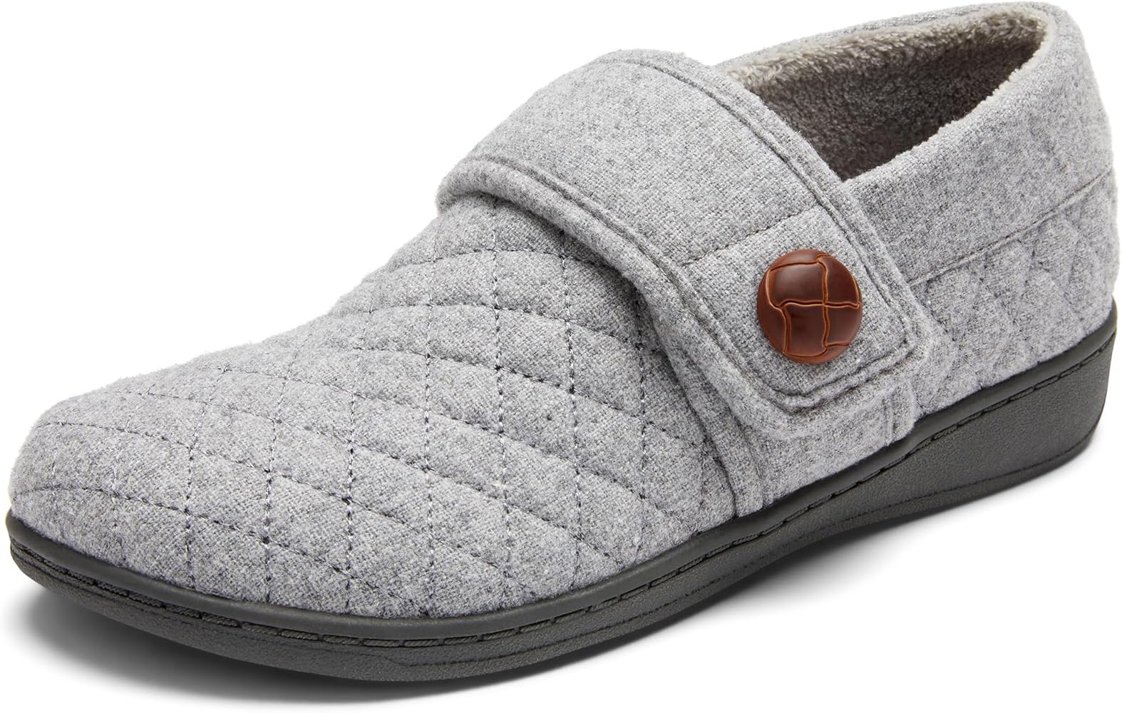 Vionic Women's Indulge Jackie Flannel Slip On Slipper- Comfortable Spa House Slippers that includ... | Amazon (US)