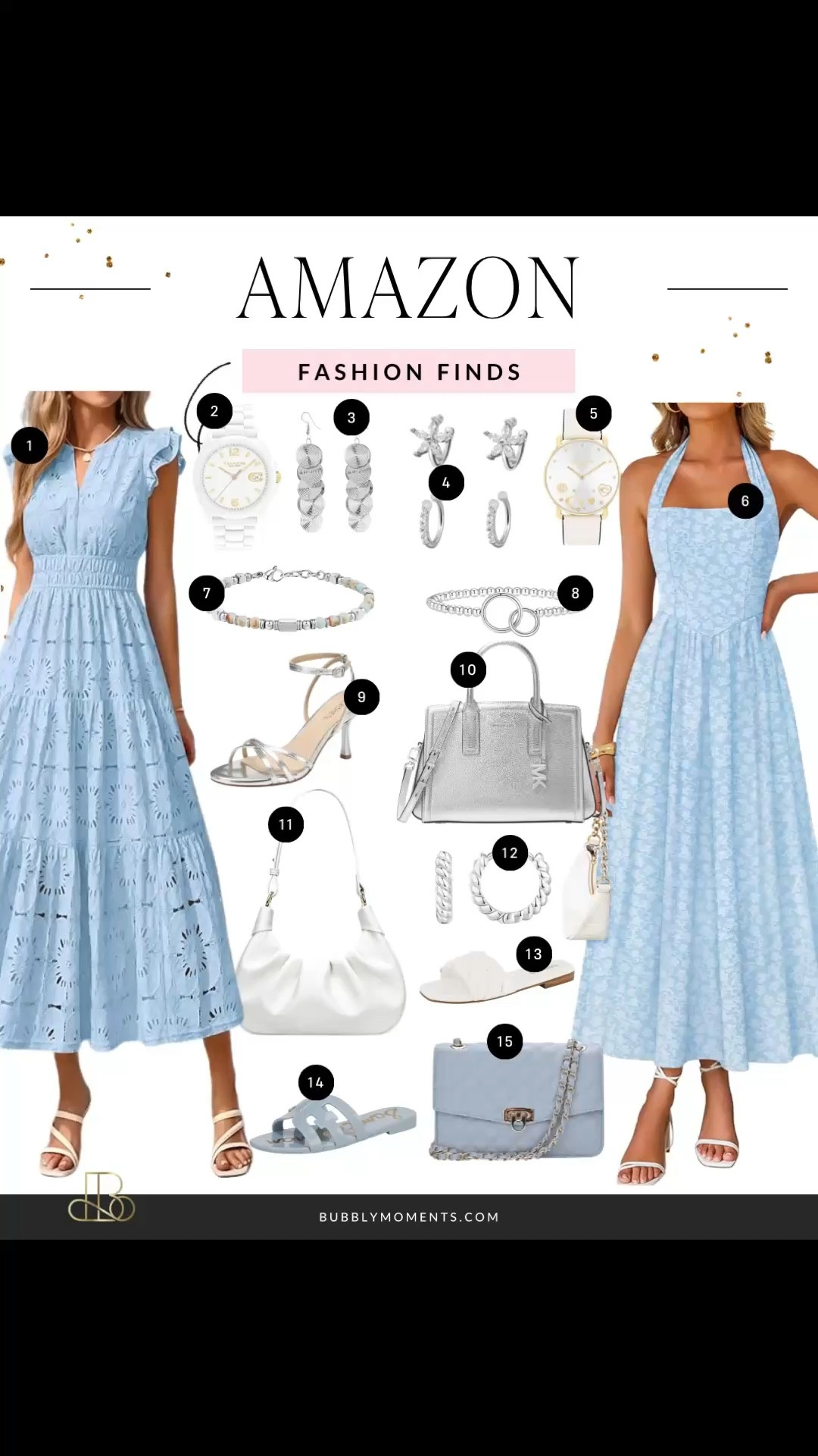 The epitome of lakeside elegance has arrived. 🏛️✨ This curation from Amazon Fashion proves that a coordinated look can be both effortless and incredibly polished. Featuring breezy, textured silhouettes paired with shimmering silver jewelry and sleek silver-toned accents, these head-to-toe looks are designed for the woman who appreciates a "quiet luxury" aesthetic. Whether it’s for a garden party, a wedding guest appearance, or an elevated weekend brunch, these pieces offer a timeless appeal that looks designer but stays entirely accessible. 🧊
Shop this complete blue-toned edit by following on the LTK app! 🛍️👇
#LTKunder100 #AmazonFashion #QuietLuxury #ElegantStyle #WeddingGuestStyle #SummerDress #BlueOOTD #FashionOnABudget #AmazonInfluencer #SilverJewelry #StyleInspo #LTKfit

#LTKWedding #LTKgrwm #LTKootd