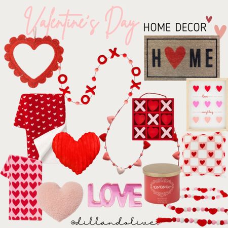 Valentine’s Day Home Decor | Decorations for Vday | Heart Decor | Pink & Red Decorations 

#LTKMostLoved #LTKhome #LTKSeasonal