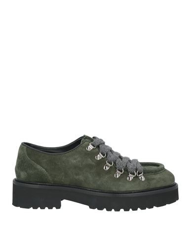 Doucal's Woman Lace-up shoes Dark green Size 9.5 Leather | YOOX (US)