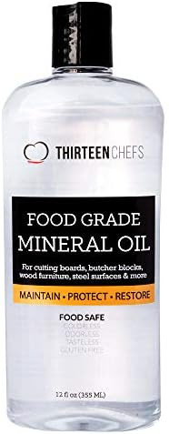 Food Grade Mineral Oil for Cutting Boards, Countertops and Butcher Blocks - Food Safe and Made in... | Amazon (US)