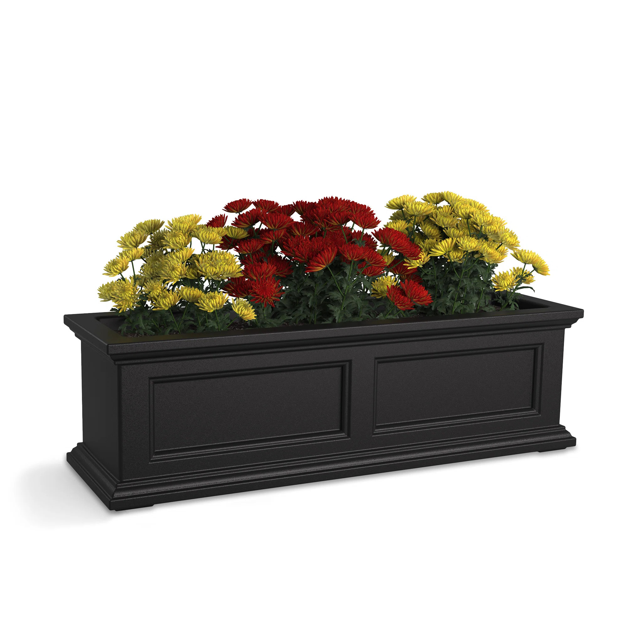 The Anastasiya Resin Window Box Planter with Water Reservoir | Wayfair North America