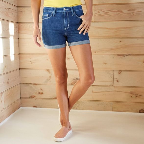 Women's High-Rise Jean Shorts - Universal Thread™ Blue Jay | Target