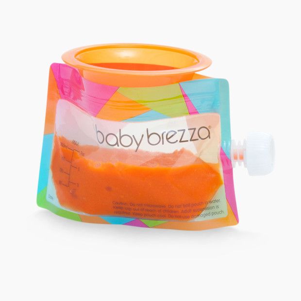 Baby Brezza Reusable Food Pouches 10pk Size 7 oz | Babylist