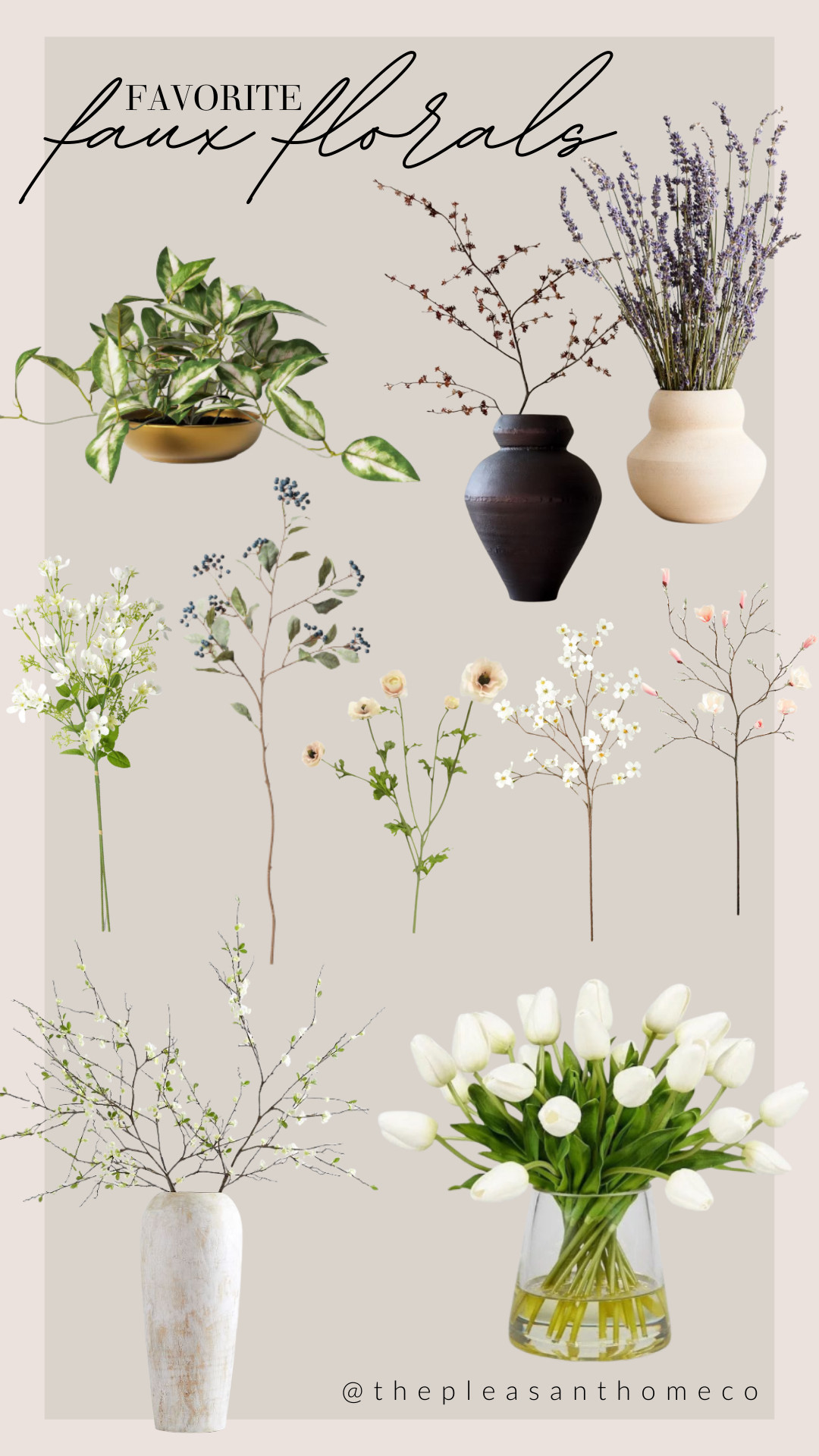 Spring Faux Florals / Spring Decor / Florals / Fake Flowers / Home Decor 

 #LTKHome