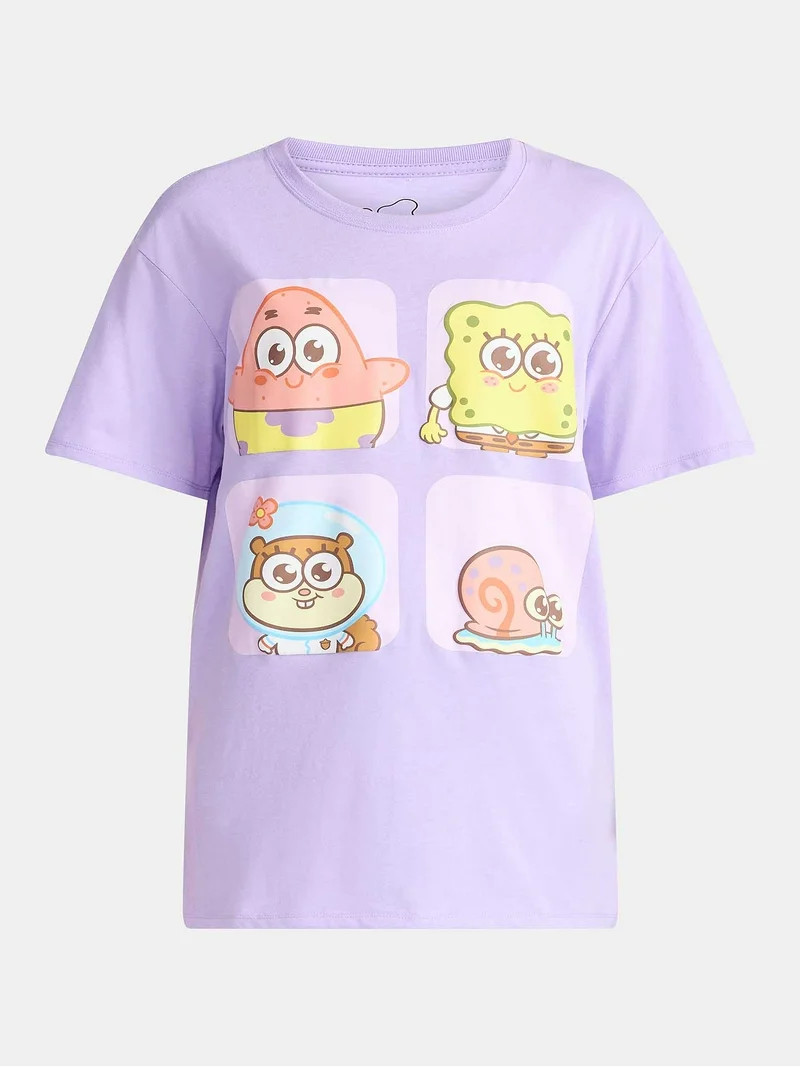 SpongeBob SquarePants Men's Graphic Tee with Short Sleeves, Sizes S-3XL | Walmart (US)