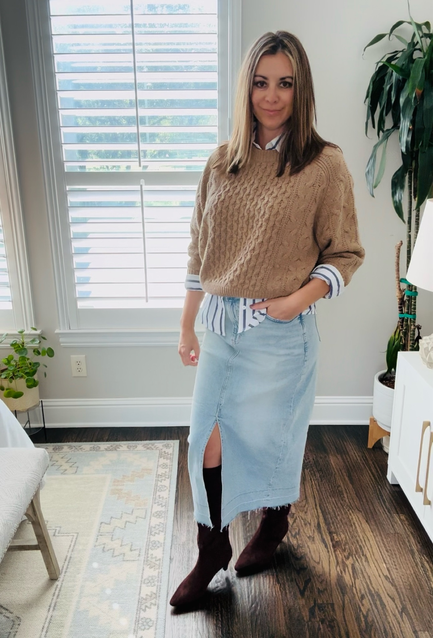 Sweater and skirt are on sale today! Sweater is so soft and denim maxi skirt is a versatile piece for your closet. 

| Target style | Target fashion | Target circle week | how to style maxi skirt | Fall transition outfit |

#LTKFindsUnder100 #LTKOver40 #LTKSaleAlert