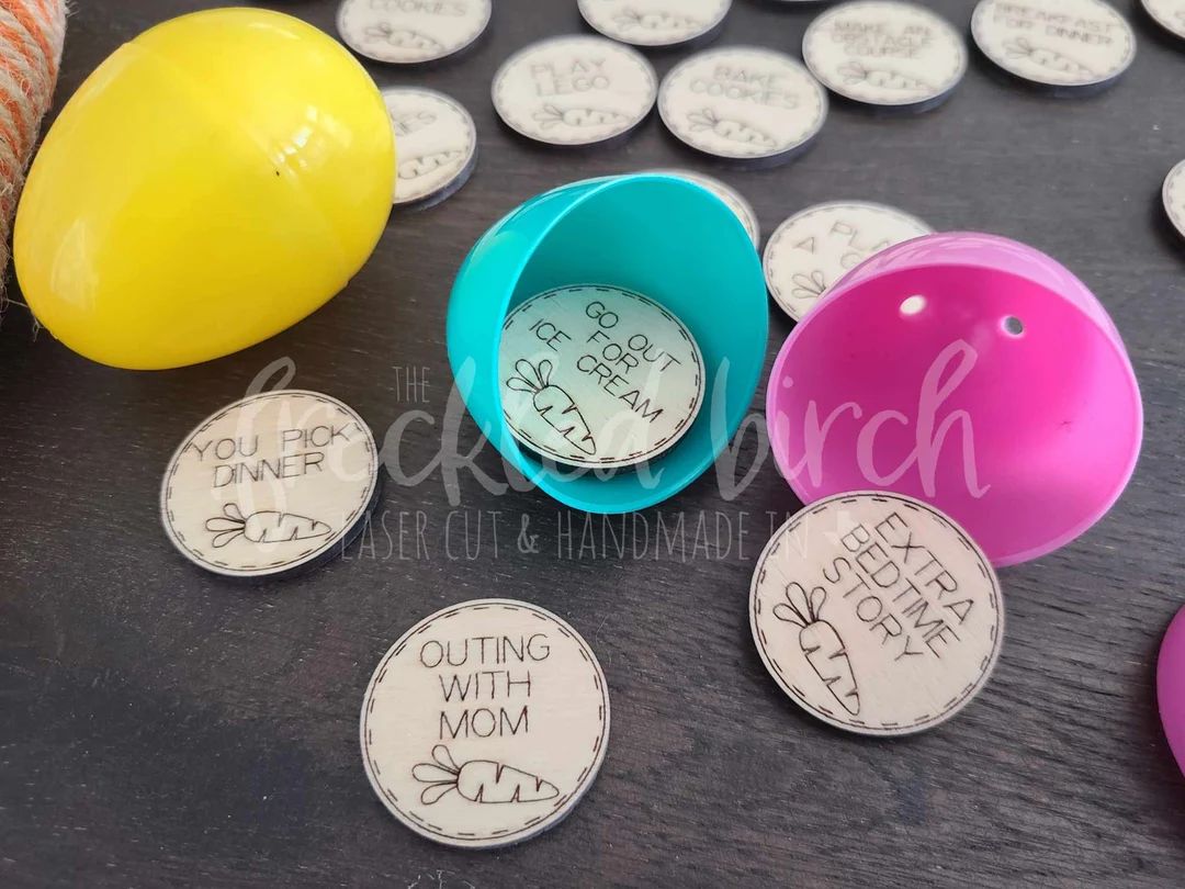 Easter Egg Tokens // Easter Egg Coins // Basket Filler // First Easter | Etsy (US)