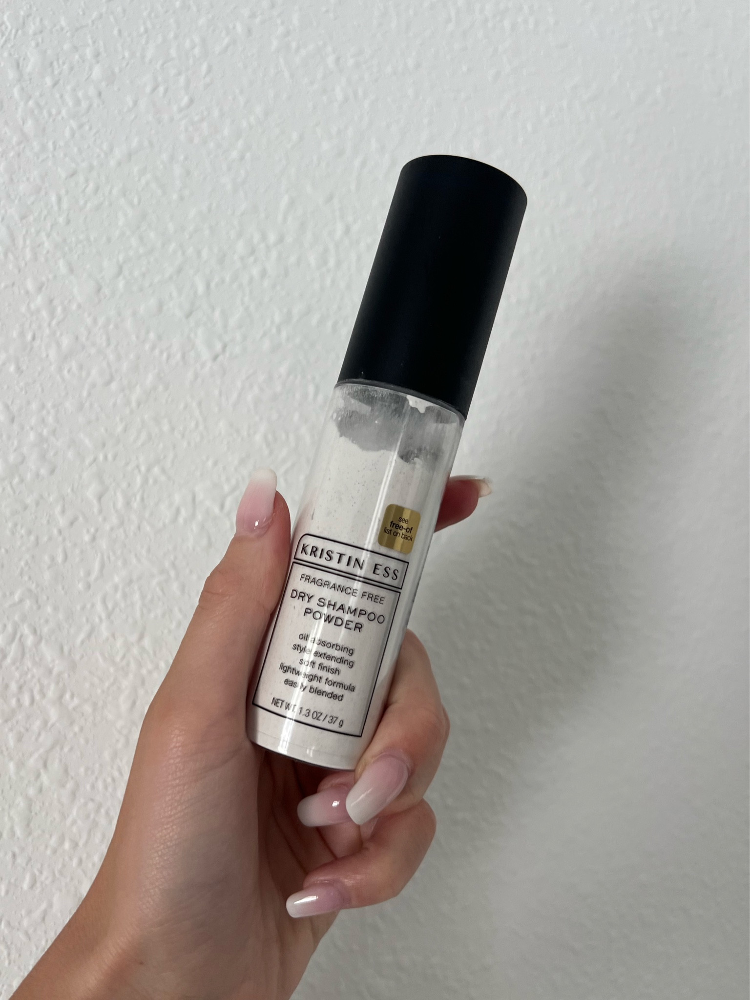 This is my new favorite dry shampoo from Kristin Ess - it comes out as a powder puff instead of a spray so I feel like it is more concentrated 

#LTKfindsunder100 #LTKstyletip #LTKbeauty
