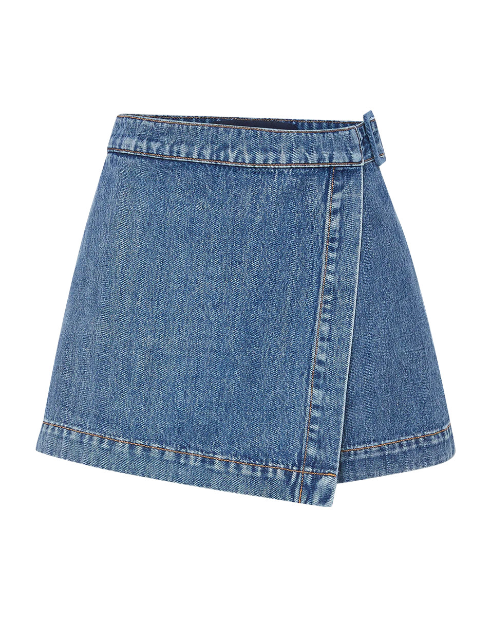 Diaz Denim Skort | Veronica Beard