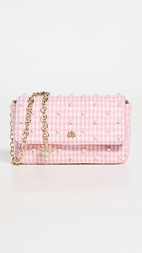 Lele Sadoughi Belen Houndstooth Belt Bag | SHOPBOP | Shopbop