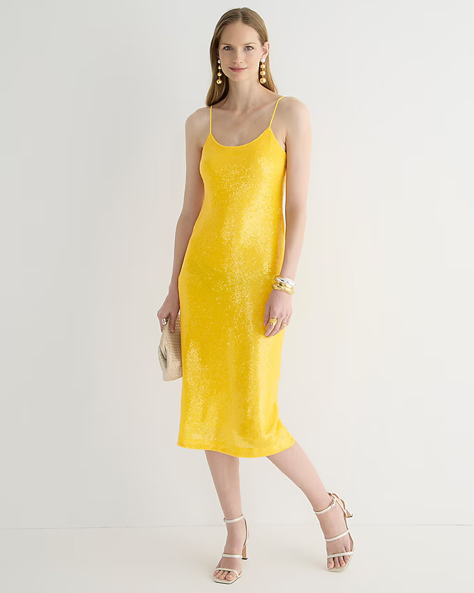 Sequin Gwyneth slip dress | J. Crew US