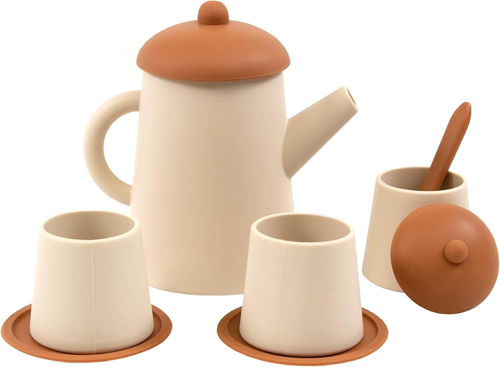 Tea Party Set - Kids Tea Set - Silicone Tea Set for Kids - Pretend Play Tea Set - Toddler Tea Set... | Amazon (US)