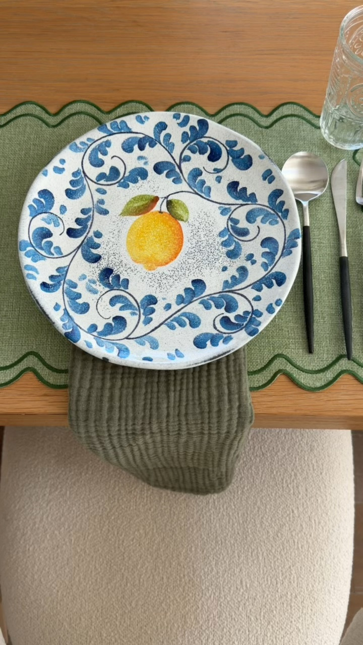 Spring hosting with green placement, gauze napkins, and more! Love this for an easy tablescape 

#LTKHome