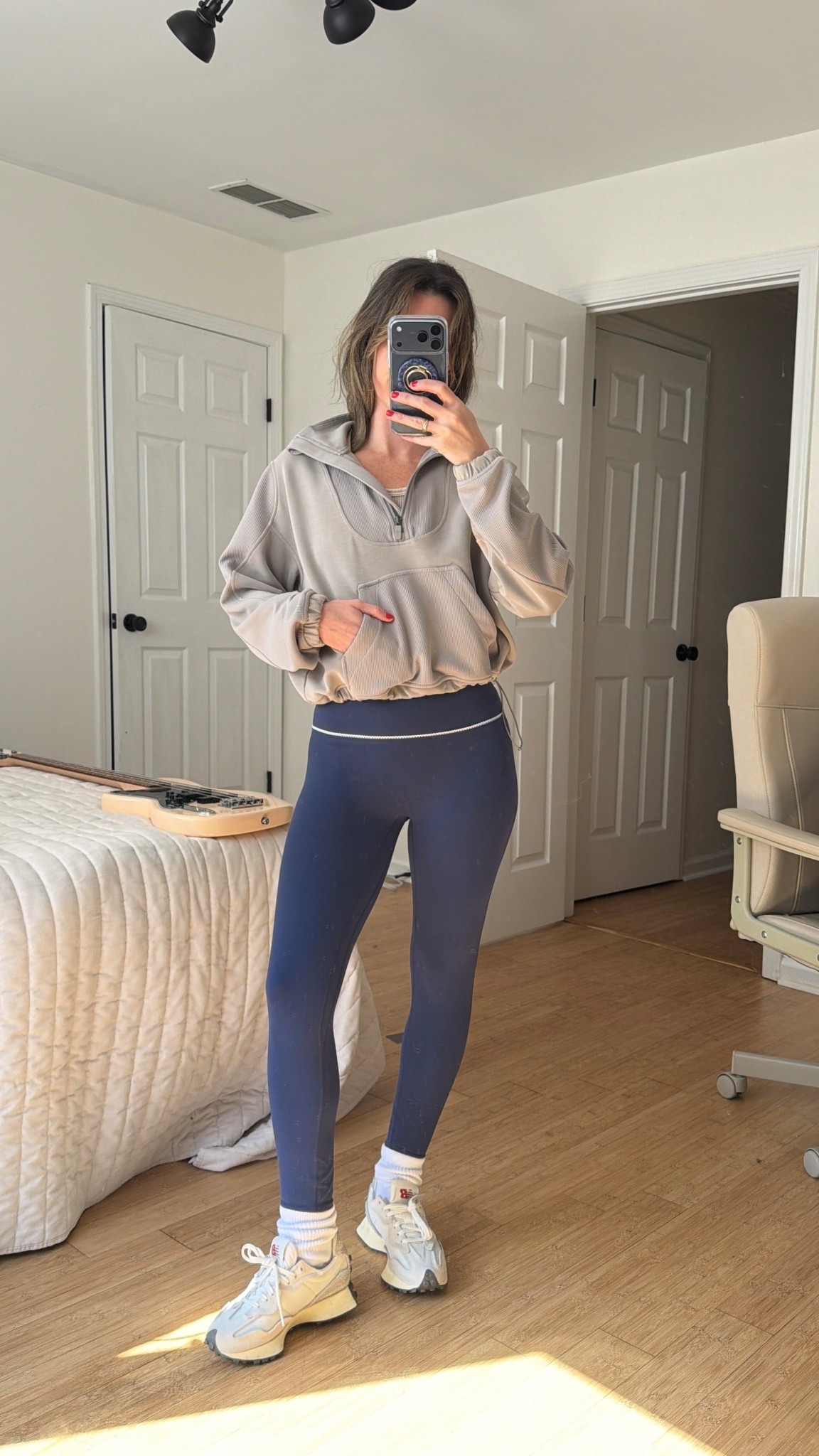 Brushed Softstreme™ Half Zip size 4 
Abercrombie YPB LEGGINGS  size small short 

what I’m wearing to take my kids to the park in 70 degree weather!! ♥️♥️

#LTKootd #LTKPetite