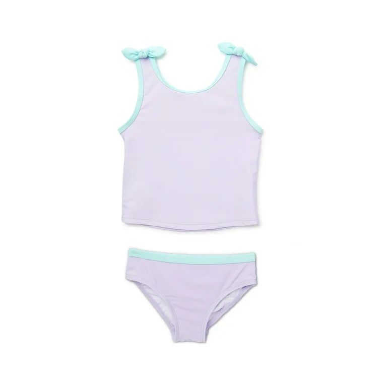 Wonder Nation Toddler Girl Tankini Swimsuit, Sizes 12M-5T | Walmart (US)