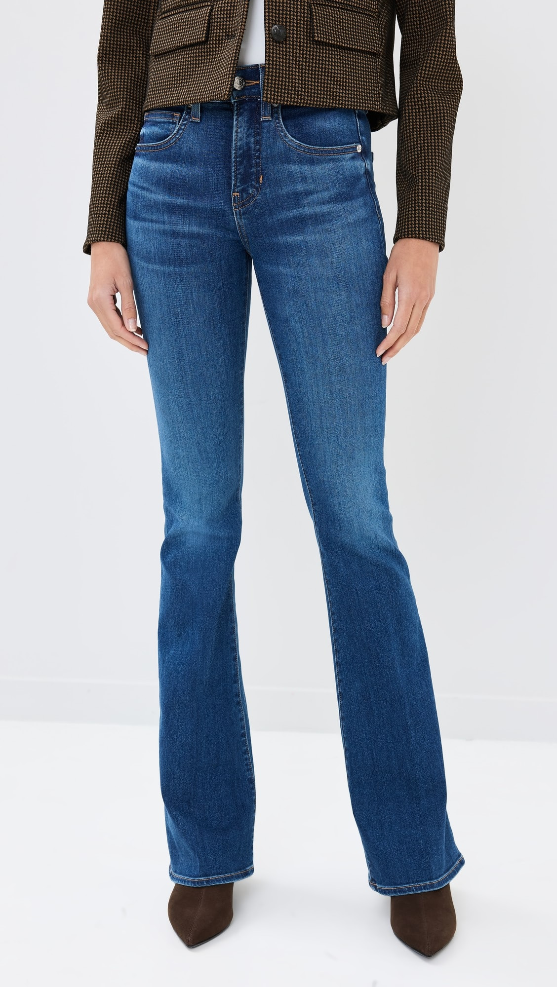 Beverly High Rise Skinny Flare Jeans | Shopbop