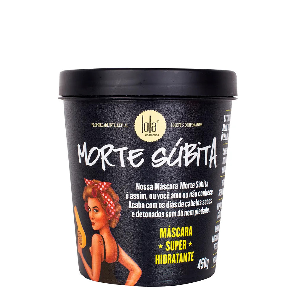 Máscara de Hidratação Lola Cosmetics Morte Súbita 450 g - AMOBELEZA - Produtos para Cabelo, P... | Amobeleza (BR)