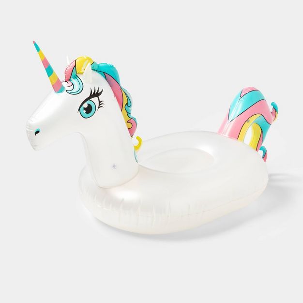 Unicorn Pool Float Pearlized White - Sun Squad™ | Target