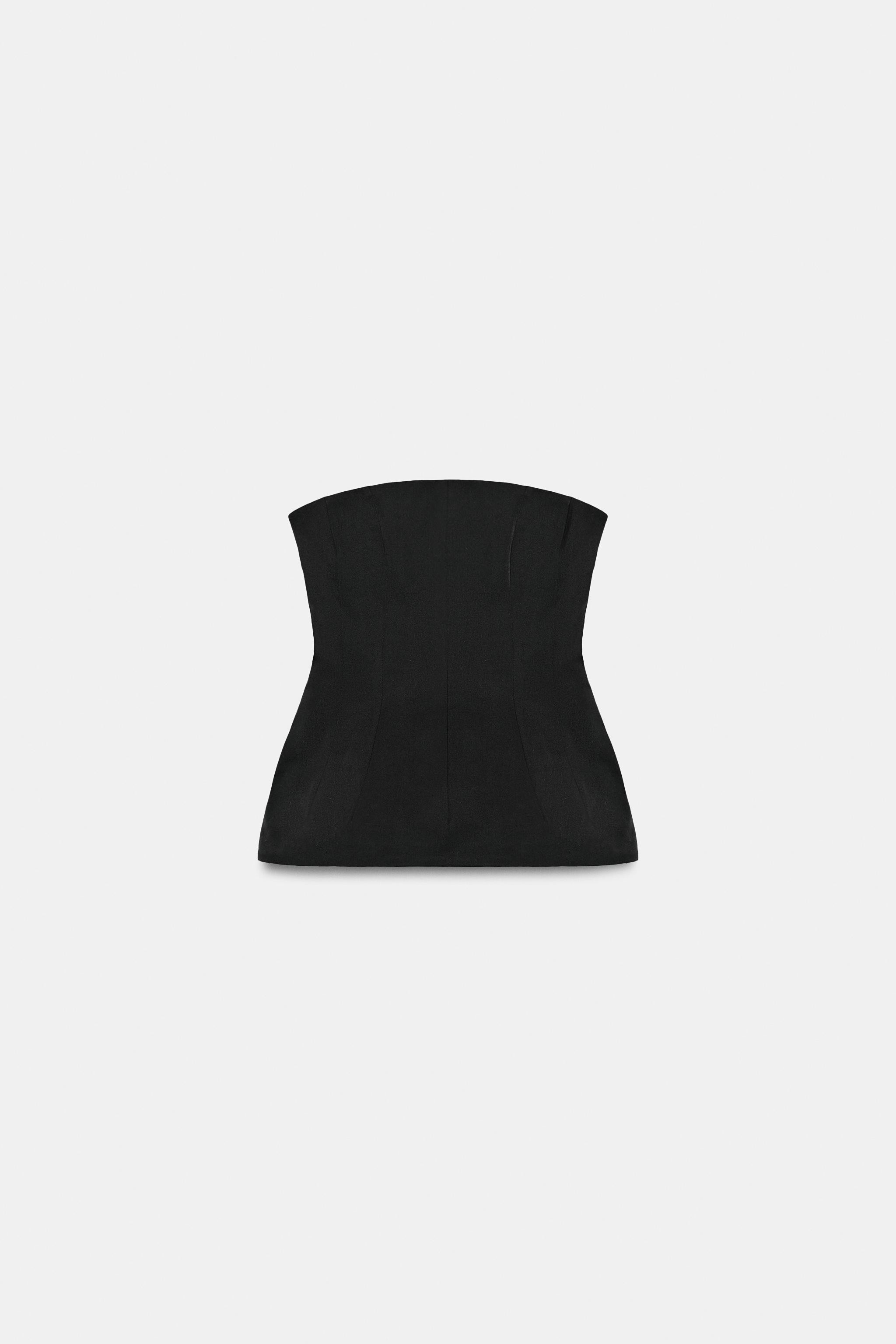 ZW COLLECTION STRAPLESS TOP | Zara US