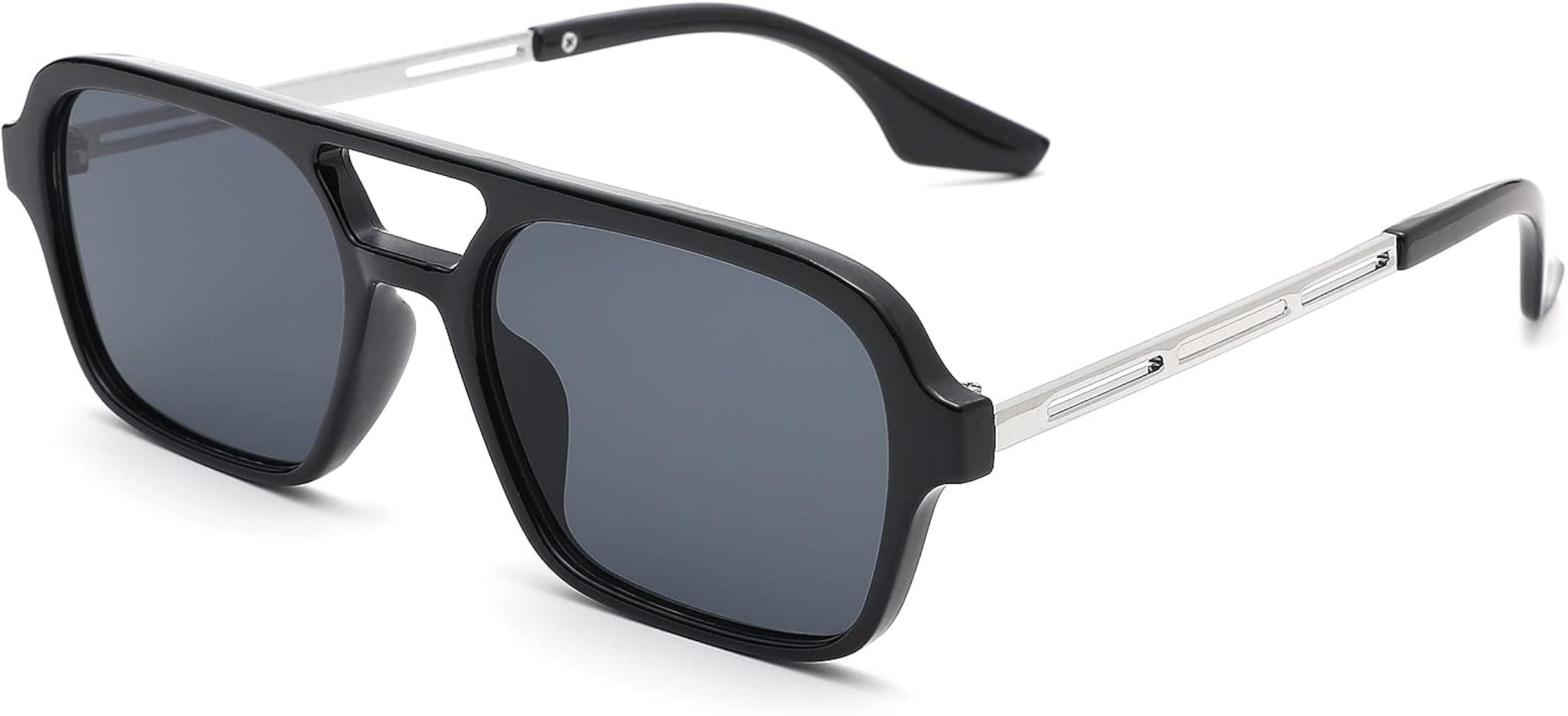 Pro Acme Vintage 70s Flat Pilot Aviator Sunglasses for Women Men, Rectangular Glasses UV400 Prote... | Amazon (US)