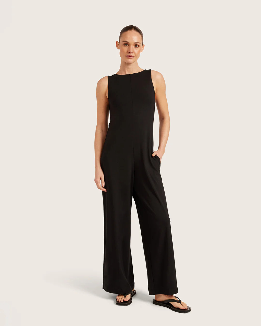 Classic Boat Neck Jumpsuit | Boody US